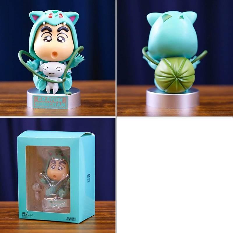 Crayon Shinchan Cos Garage Kit Pocket Monster Pikachu Toy Figurine Car Ornament