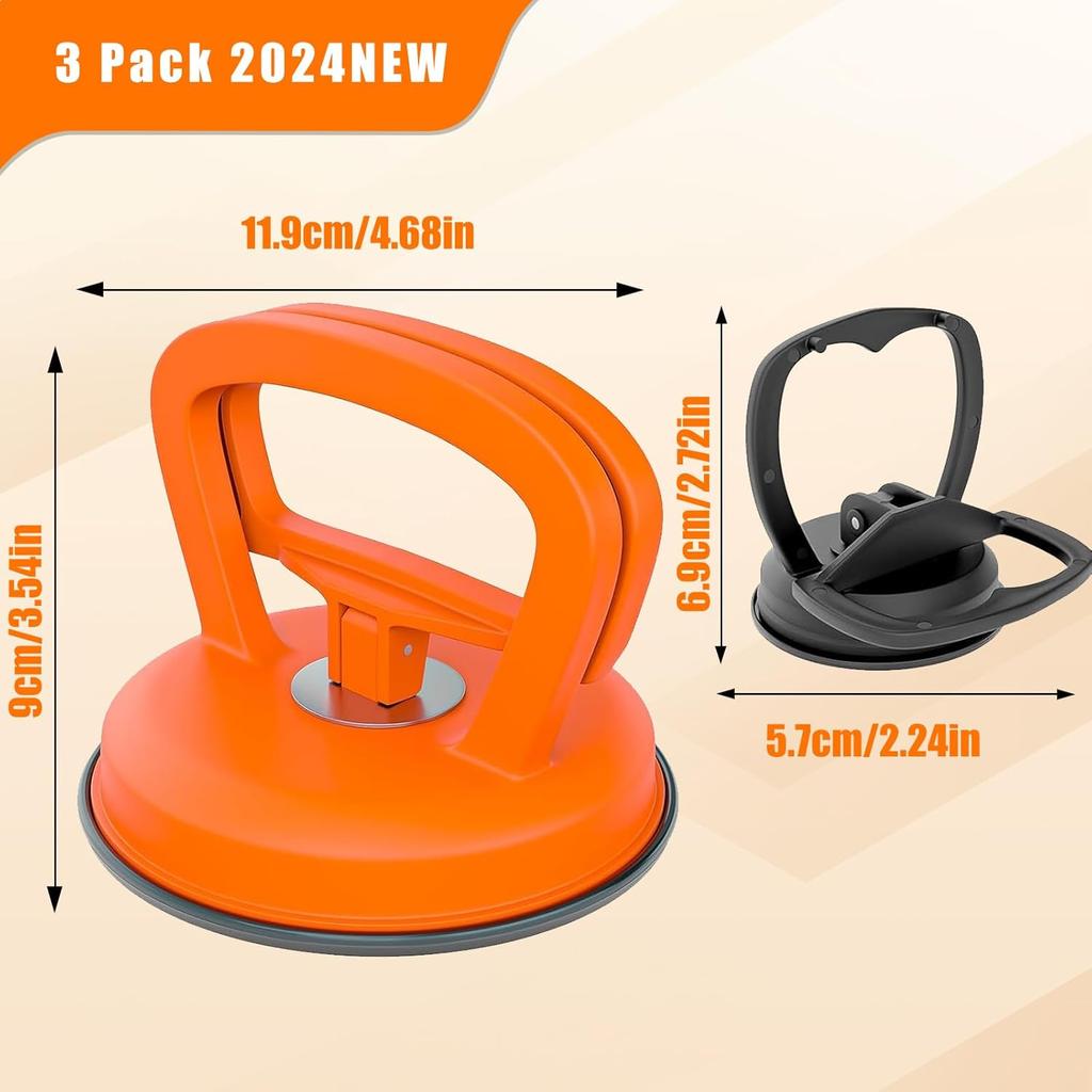 Dent Puller,Powerful Car Dent Puller,3 Pcs Powerful Suction Dent Removal Kit For Cars,With Mini And Big,Dent Remover Tool For Car Dent Repair,Glass,