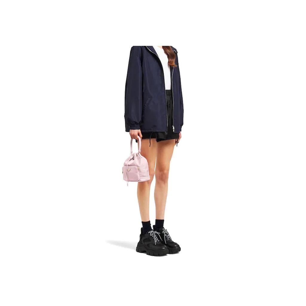 Prada Duet Bucket Shoulder Bag Rose Women Shoulder_bags Pink 1BH038-RV44-F0E18
