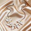 Punk Metallic Polygonal Pendant Necklace - Cool, Versatile, and Stylish.