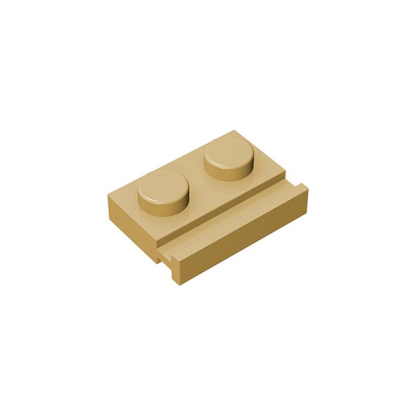 Non-Toxic Moc 10Pcs 3 Modified 1X2 With Door Rail Building Blocks Kit Plate Bricks Particle Puzzle Idea Toy Children Birthday Kid Gift