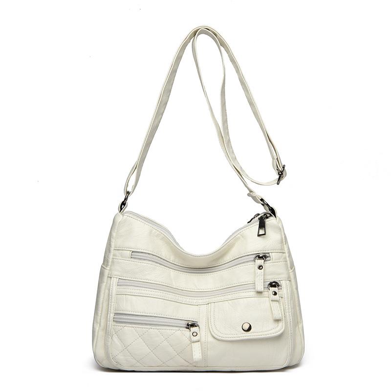 PU Mehrfachfach Umhängetasche Mehrfachtaschen Damen Crossbody-Tasche Muttertasche