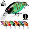 Proberos 1pc Shallow or Deep Diving Crankbait with 3X Super Strong Treble Hooks, Wobble Fishing Lures for Bass Pike, Amazing Swi