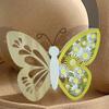 Wood Butterfly Table Decor Tabletop Butterfly Figurine Blank Wooden Ornaments For Wall Decor Exquisite Tabletop Figurine