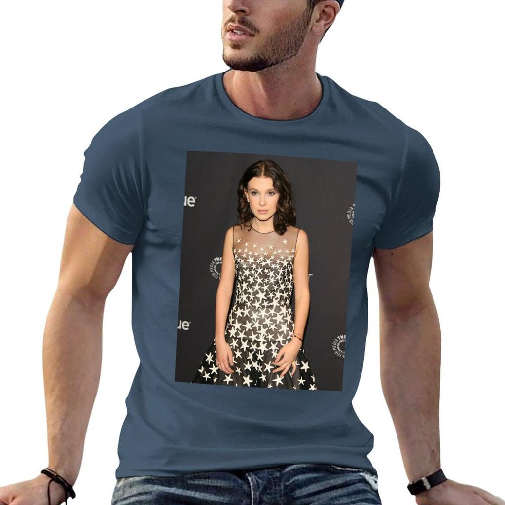 Millie bobby brown T-shirt t-shirts drôles homme t-shirts drôles T-shirt humour noir