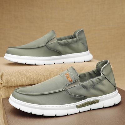 Fashion PARZIVAL Canvas Shoes Breathable Men's Slip-on Loafers Comfortable Male Casual Driving Footwear Designer Shoes Zapatos De Hombre