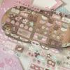 Kawaii Musiknote Erdbeere Glitzer Aufkleber Für Handykamera Handbuch Aufkleber Süßer DIY Dekorationsaufkleber Mädchen Geschenk