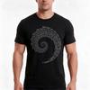 Binary Fibonacci Sequence Spiral Tshirt Summer Casual Cotton Tee Oversized Streetwear Tops Vintage Graphic Print