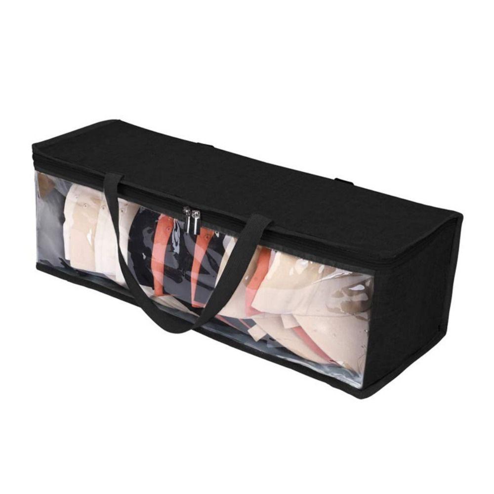 Clear Window Cap Storage Organizer Dust-proof Baseball Hat Organizer  Travel Bag