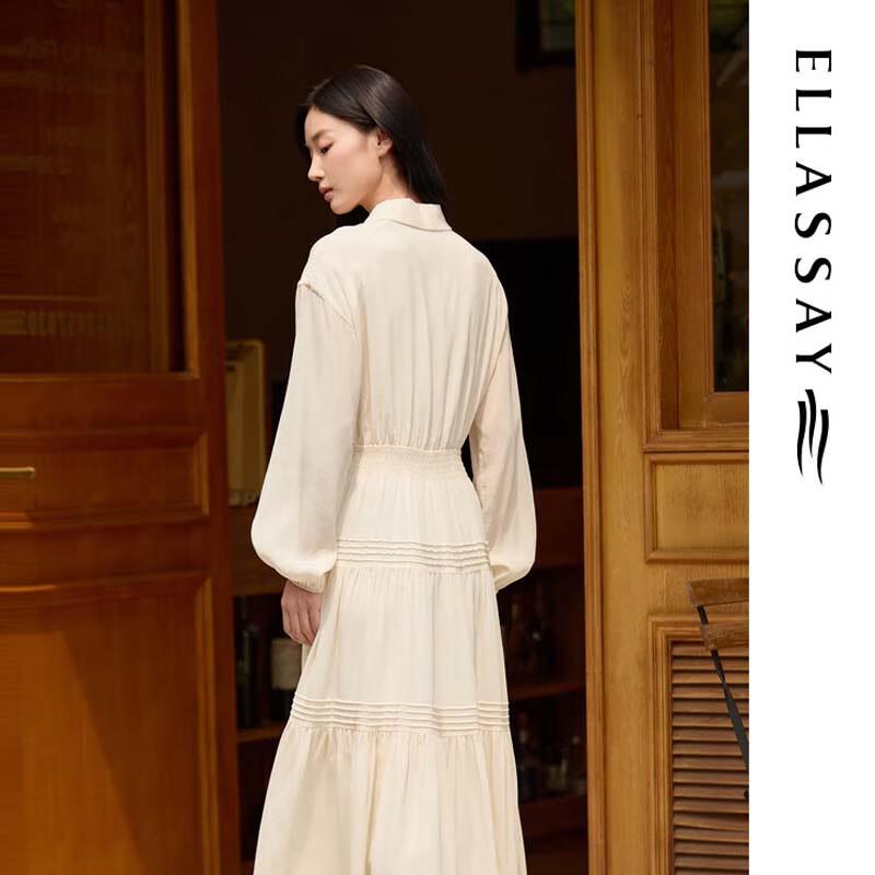 ELLASSAY EWB363Y01600 Simple Lace Hem Dress