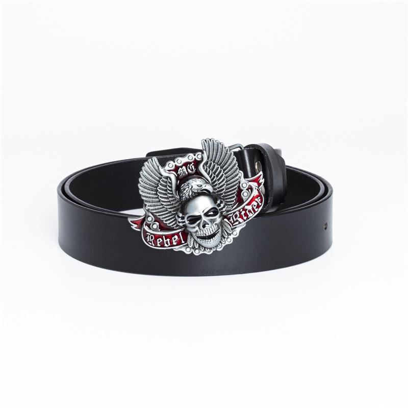 Buffalo Leather Retro Men's Casual Jeans Belt