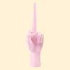 Telescopic Middle Finger Toy Funny Stress Relief Decompression Portable Gravity Finger Toy Prank Prop Kids Adults Birthday Gift