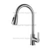 Kitchen Pull Out Faucet with Retractable Sprayer for Cold and Hot Water Mixer Single Handle Single Hole Deck Mounted Water Tap