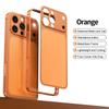 Custodia Sottile con Telaio in Lega di Alluminio Colore Originale Per iPhone 16 15 14 13 Pro Max Telaio Metallico Pannello Posteriore Posteriore Rear Cambia a 17