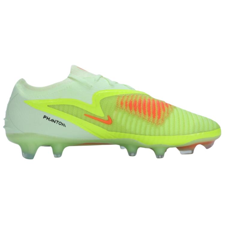 Nike Phantom 6 Low Elite FG Hyper Crimson Limelight Unisex Cleats Yellow Black HJ2146-801