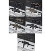Miniature 1/6 Scale MK16 MK17 MP7 Non-firing Toy Weapons In Stock