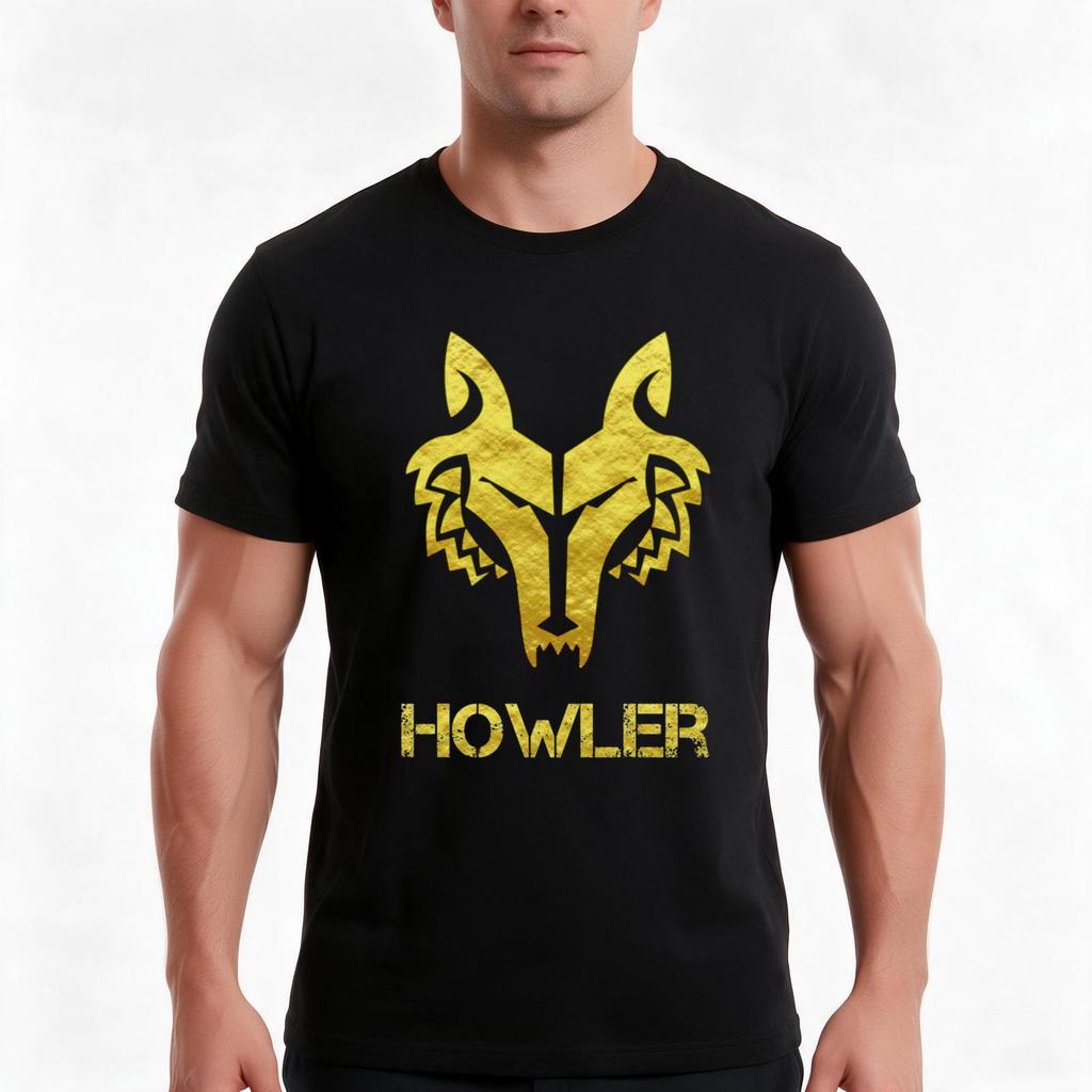 Golden Howler TShirt Summer Casual Cotton Tee Oversized Streetwear Tops Vintage Graphic Print Loose Fit Short Sleeve