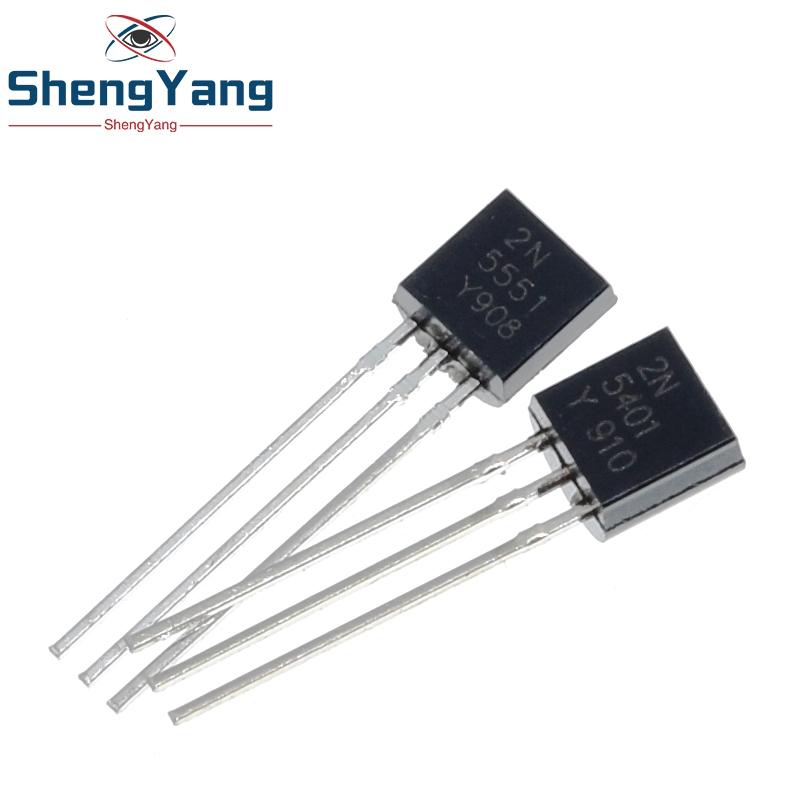 TZT 50pcs/lot Voltage Regulation Module 2N5551 2N5401 5551 5401 (25PCS* 2N5401+25PCS* 2N5551 )