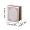 Ring Case Book Shape Jewelry Organizer Ring Box Wedding Magnetic Closure For Men Engagement Proposal Birthday Travel Christmas