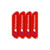 4PCS/set Car Reflective Strips Warning Stickers Car Styling for BMW M Performance M2 M3 M5 320 325 E28 E30 E34 E36 E39 E46 E52