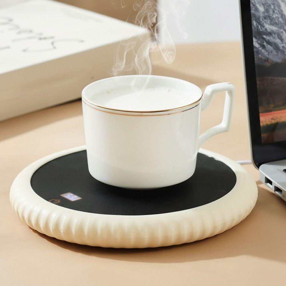 Intelligent Touch Control Dish Heating Plate Round Coaster Warmer Cat Bowl Heater  Winter