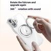 For iPhone 16 Plus Case Compatible with MagSafe Gear Fulcrum Kickstand Electroplating Lens Frame PC+TPU Phone Cover