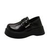 Retro Casual Single Shoes One Pedal Platform Boken Shoes Women's 2025 Spring New Lazy Fashion Versatile Boken Shoes