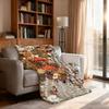Retro Country Christmas Blanket For Soft Throw Blanket for Picnic Bed Sofa Home Bedroom Cozy Warm Comfortable