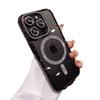 Custodia per Telefono Magnetica con Diamanti Scintillanti per iPhone 15 Pro Max Ricarica Wireless