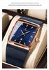 Swiss Men's Ultra-Thin Waterproof Quartz Watch with Calendar and Luminous Features