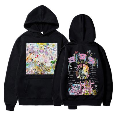 Bladee Herbst und Winter Hoodies Herren Damen Drain Gang Grafikdruck Trainingsanzug Hip Hop Harajuku Oversized Bequem