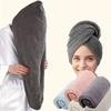 Coral Fleece Quick-Drying Hair Towel Hat - Women's Thick, Super Absorbent, No Shedding, Fast Drying Shower Cap.