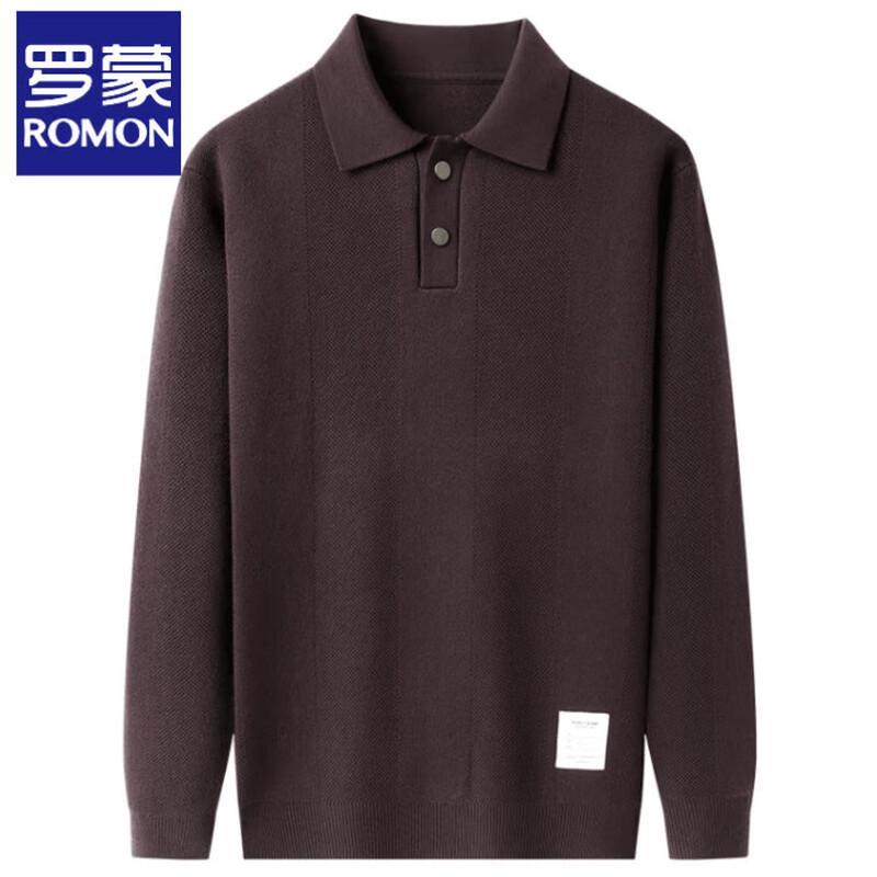 Lomon Herren Verdickter Revers Strickpullover