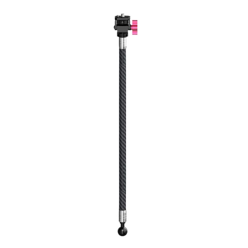 Carbon Fiber 17mm Ball Head To 1/4 Screw Adapter For Camera Mount Tripods Bracket And Motorcycle Phone Holder