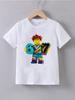 Cartoon Character 67 Digital Print Children's Short-Sleeved T-Shirt Boys/Girls, Suitable All Seasons Versatile Various Occasions
