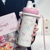 Originaler Schmetterlings-Isolierbecher mit Tragegurt für Büro und Reisen