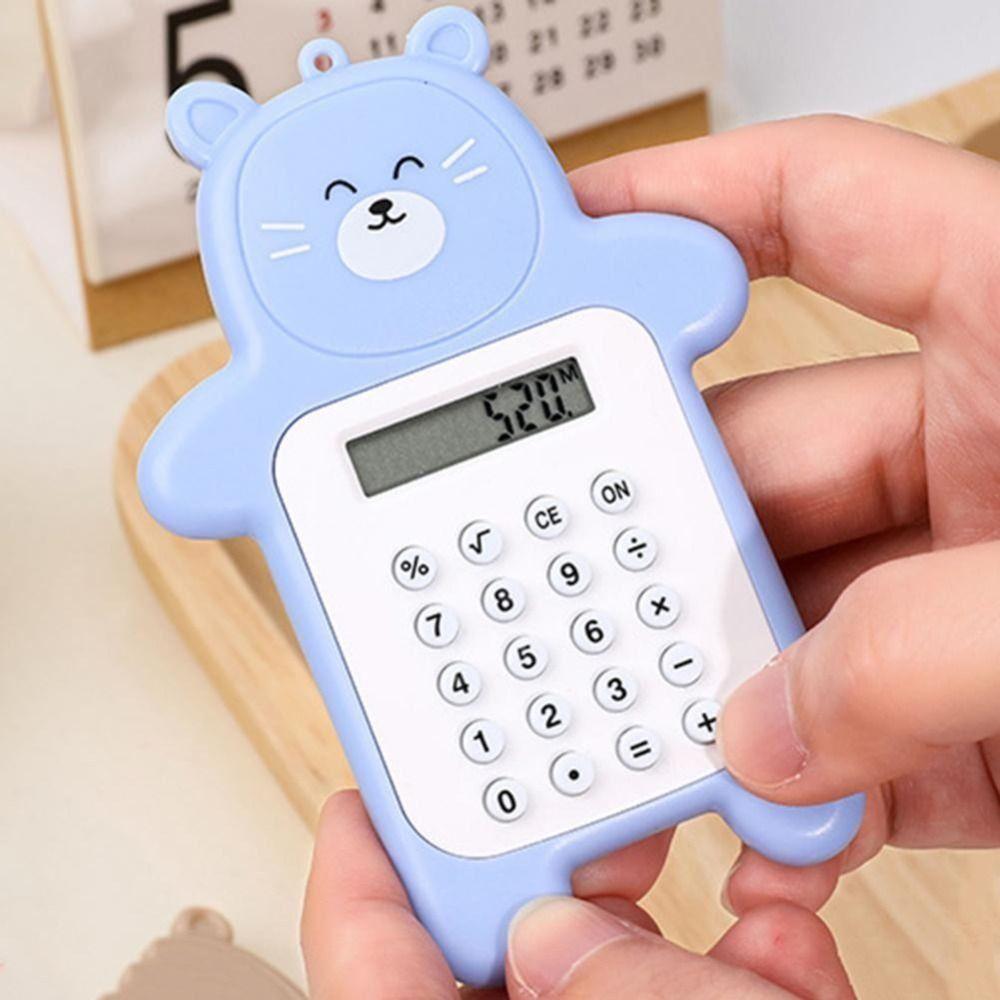Bear Shaped Mini Calculator Mini Student Calculators Portable Scientific Calculators  Students Gift