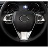 Silver Matte Internal Steering Wheel Trim 3pcs For Toyota Camry 2018-