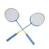 1 Pair Badminton Racket Set with 3 Nylon Shuttlecocks 2 Player Badminton Set with Carrying Bag for