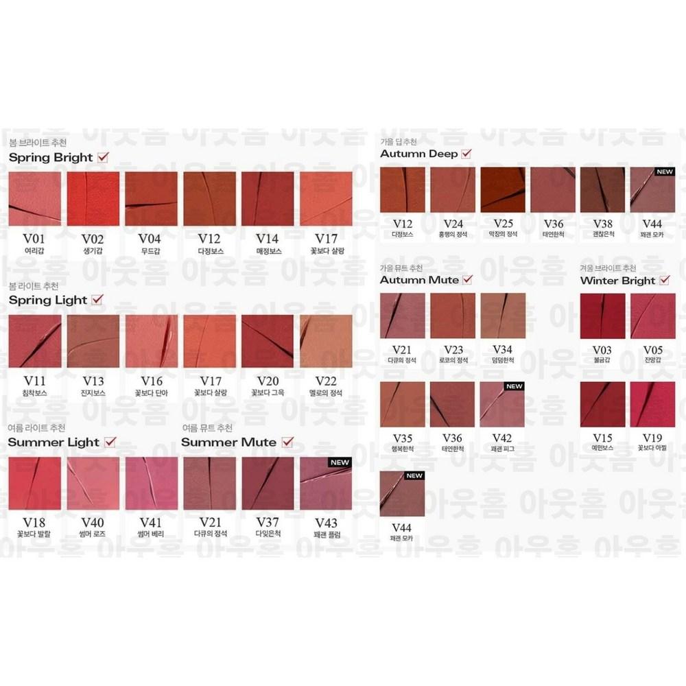 Bbia Last Velvet Tint 1 5g Pack Series, Choose 1, V03 Bulgeumgap, 1 Piece