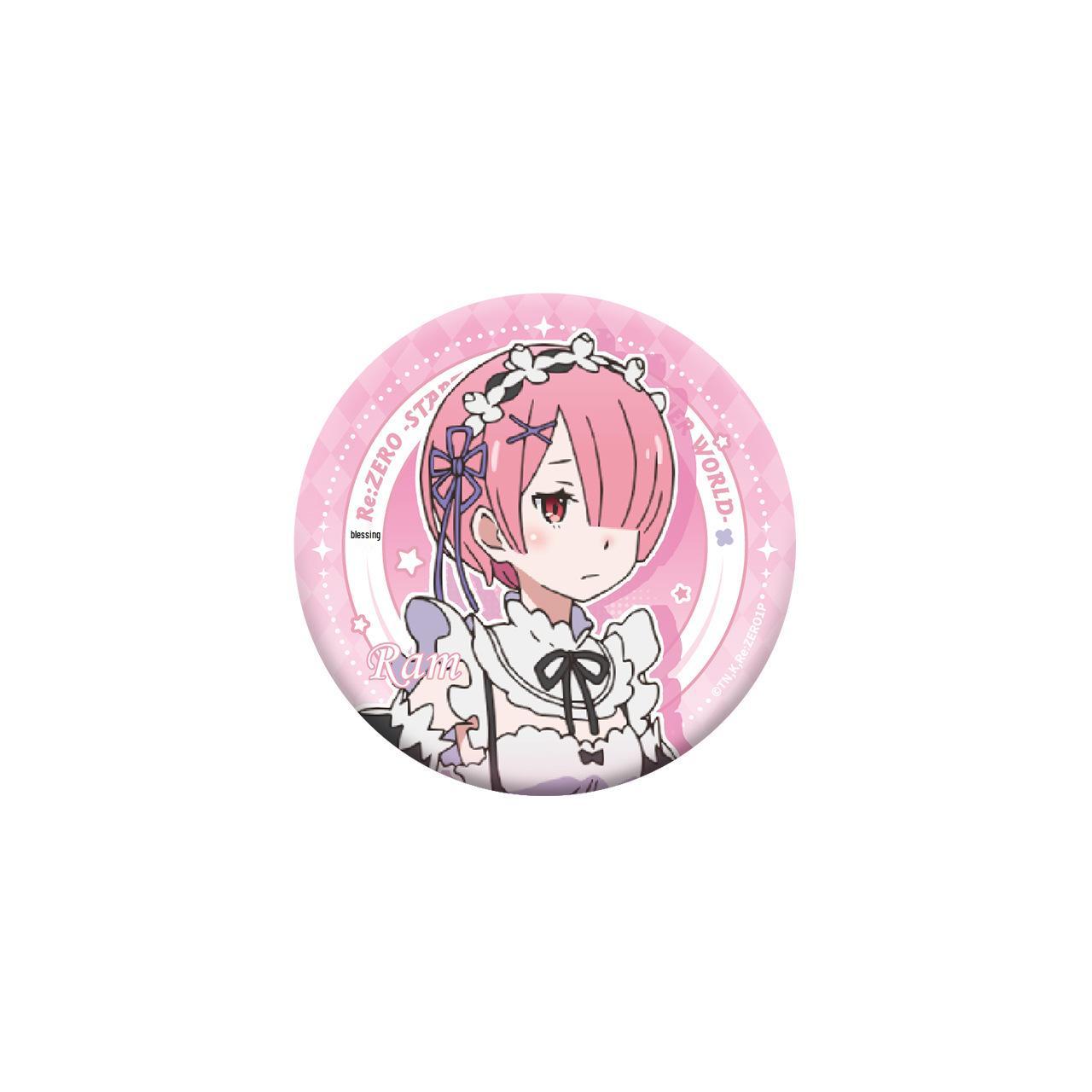 

Re:Zero Spot Goods: Double Flash Badges of Rem, Ram, and Emilia 58*58mm