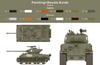 Kit imprimantă 3D Triumph Model American M4A3E8 Sherman Easy Eight Thunderbolt Type Track TRFP72013 1/72 7/T66