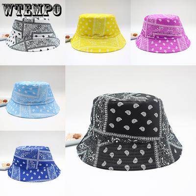 Spring and Summer Fisherman Hats Fashionable Printed Hats Sun Protection Hats for Men and Women Couple Sun Protection Hats