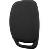 Silicone Protector Key Fob Cover Case fit for Hyundai Sonata Elantra Tucson Keyless Entry Key Fob (NOT Fit Flip Key) (Black2)