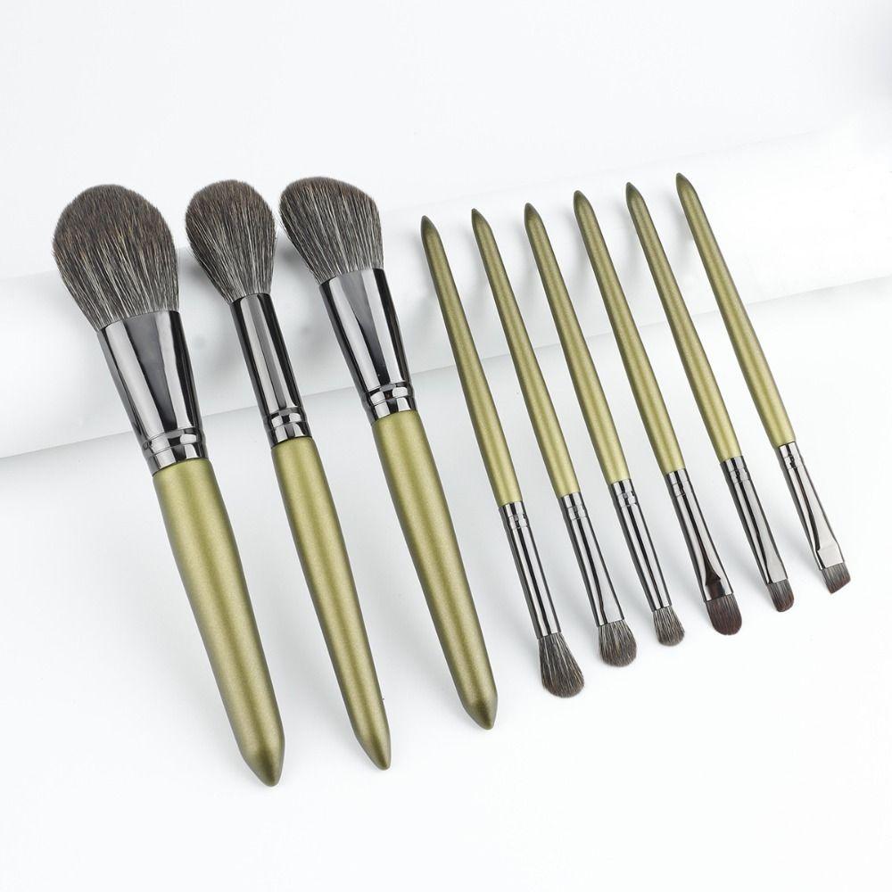 Soft Fiber Loose Powder Brush Kabuki Brush Eye Shadow Brush Professional Makeup Brushes Set  Women