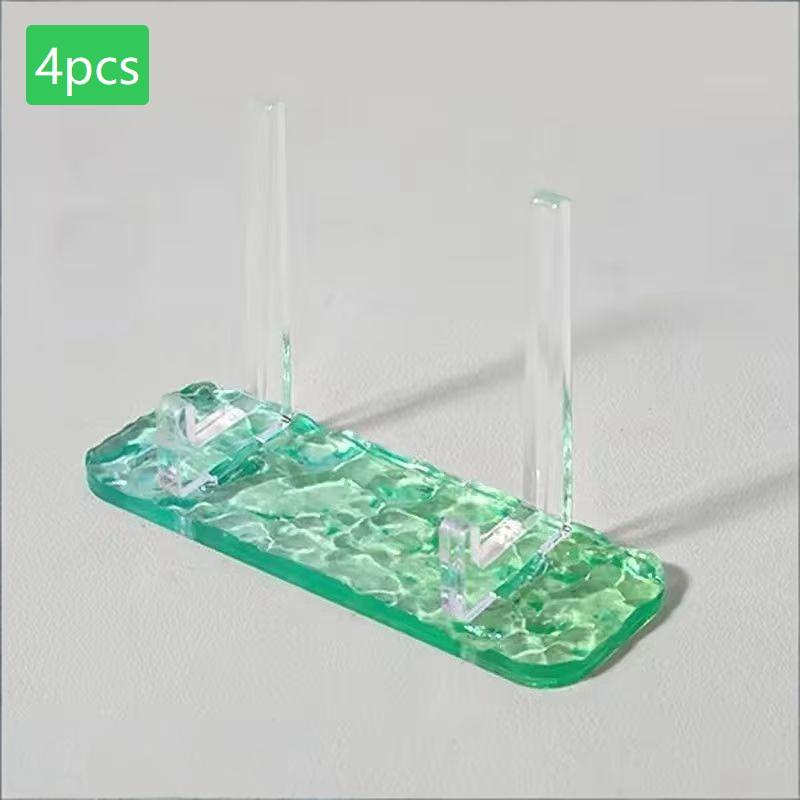 

Acrylic Display Stand, Badge Water Ripple Holder, Badge Display Rack, Desktop Card Holder A1