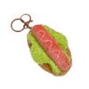 Plush Hamburger and Cake Charms - Small Doll Keychain Figurines