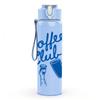 1PC Coffee Club Cup Drink Retro Print 750ml Color Plastic Sports Water Bottle Leakproof Flip Straw Lid Suitable for Sports Office Home Use