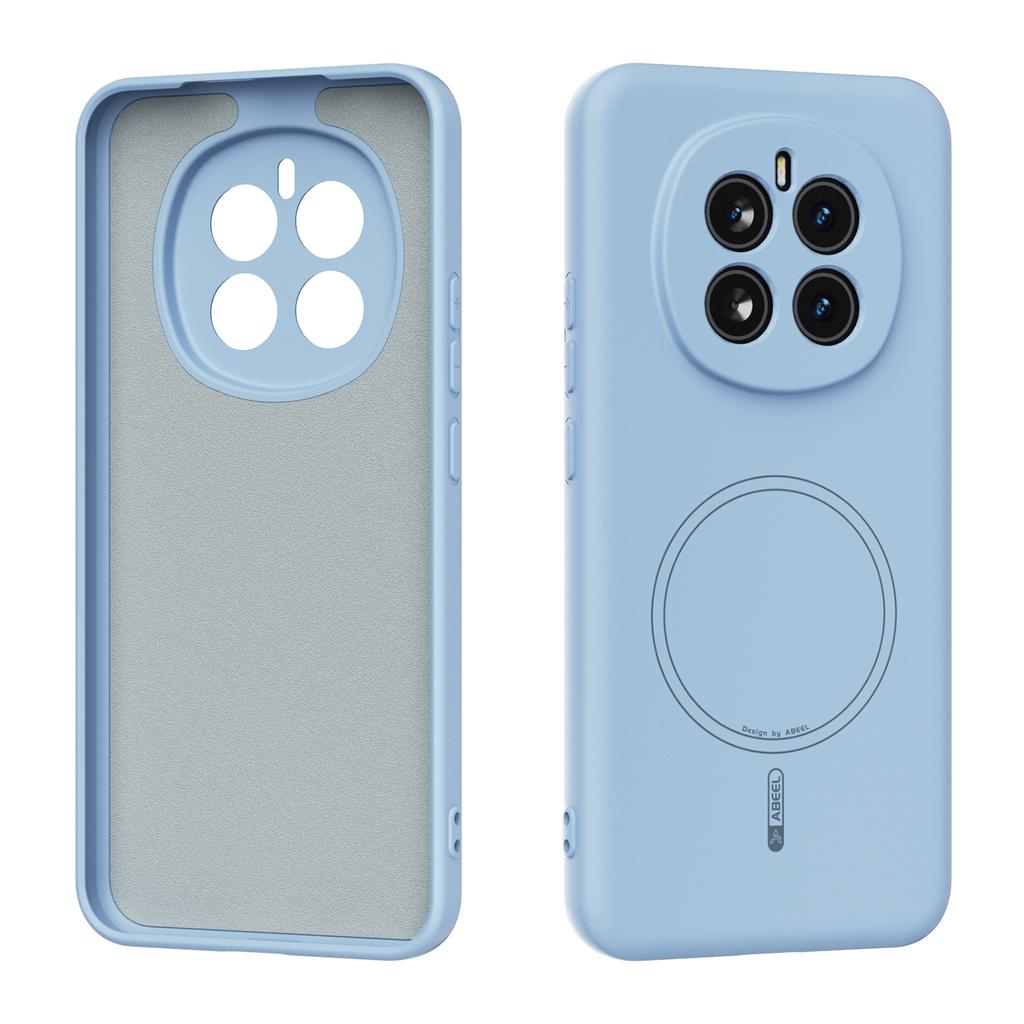 ABEEL For Honor Magic7 5G Magnetic Case Skin Touch Liquid Silicone Phone Back Cover