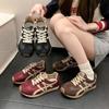 New Fashionable Versatile Flat-bottomed Breathable Casual Women's Shoes Board Shoes Autumn Shoes Round Head Lace-up